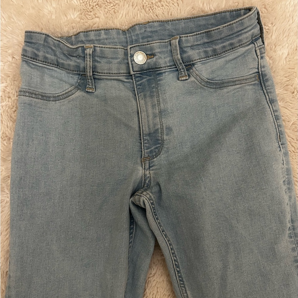 H&M Girls Size 12 Adjustable Flair Jeans - Picture 3 of 5